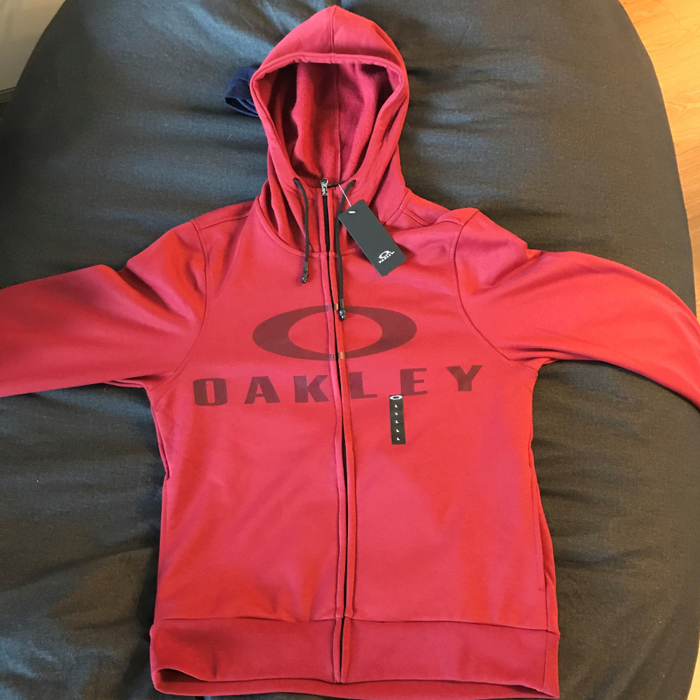 Oakley Men's Bark Fz Full Zip Hoodie - NWT Large